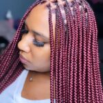 knotless braids styles made by braidingland hair salon